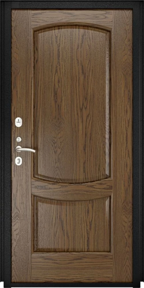 Входная дверь ДвериПРО L-3b Лаура-2 (16мм, светлый мореный дуб) DPRO197021 внутренняя сторона