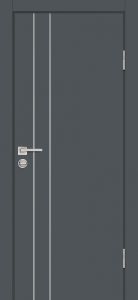 Межкомнатная дверь P-14 Графит матовый