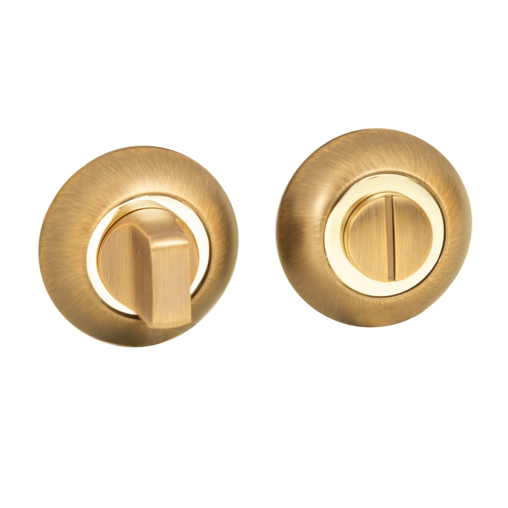 Фото Ручка поворотная BK6.R.RM54 (BK6 RM) AB/GP-7 бронза/золото